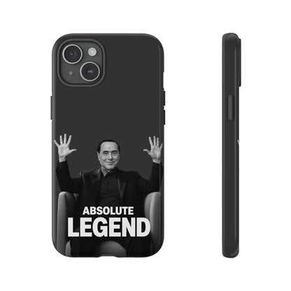 Cover "Absolute Legend" Silvio Berlusconi | iPhone e Samsung