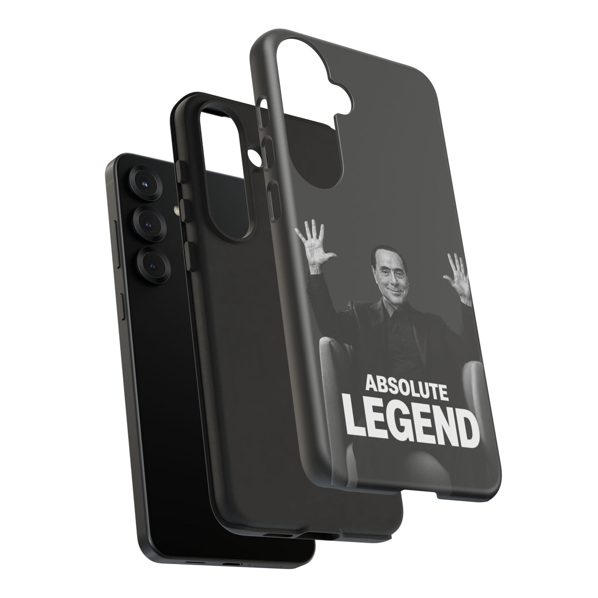 Cover "Absolute Legend" Silvio Berlusconi | iPhone e Samsung