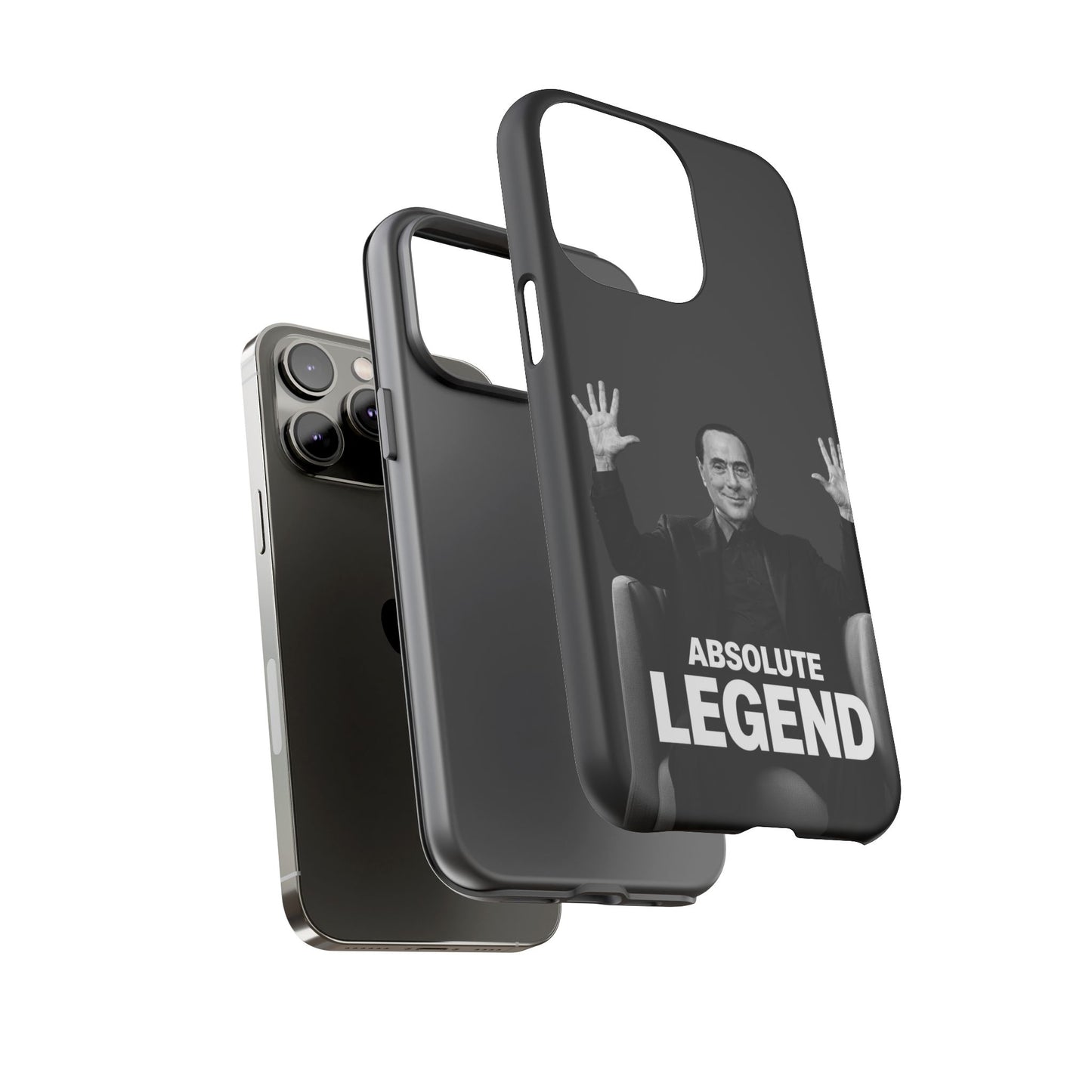 Cover "Absolute Legend" Silvio Berlusconi | iPhone e Samsung