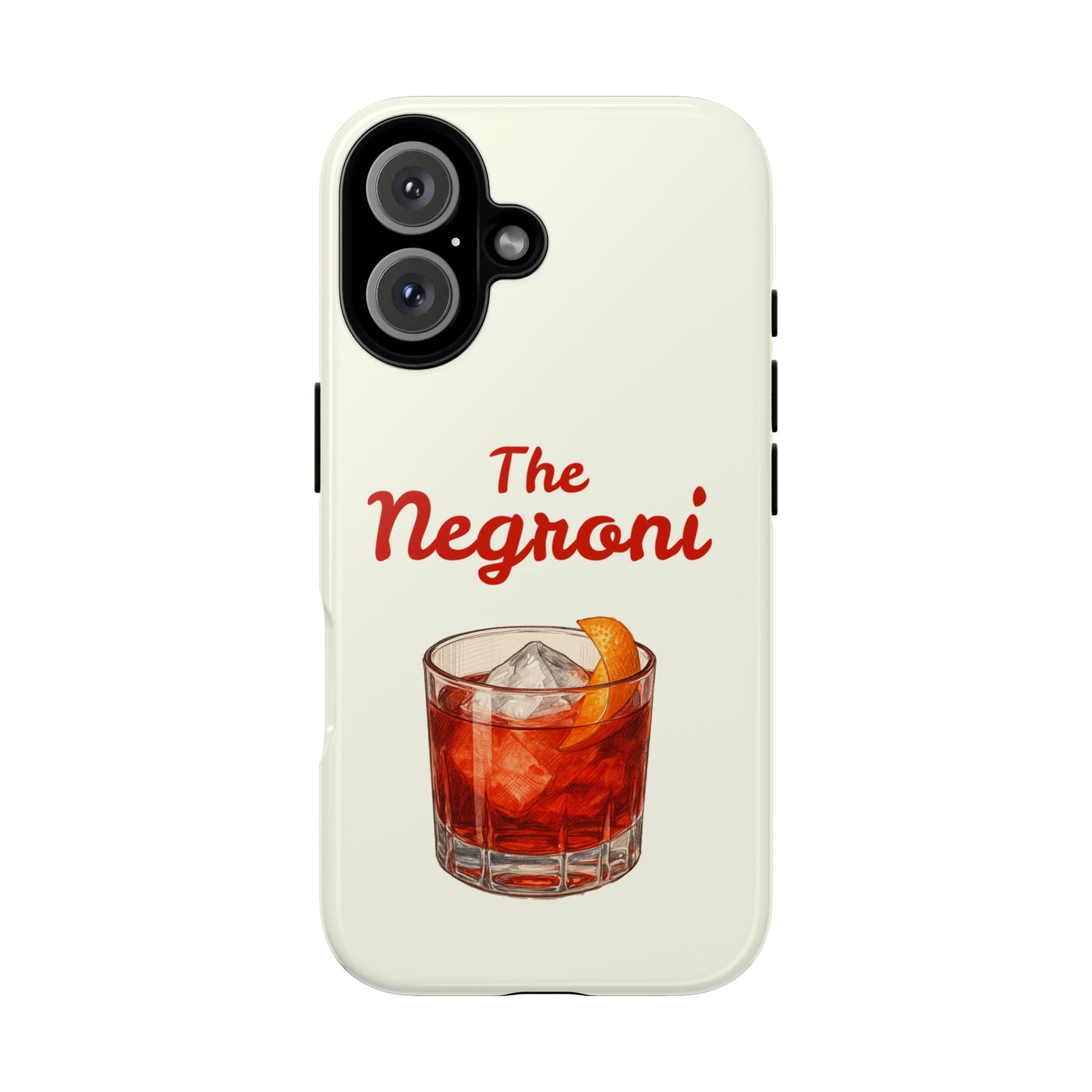 "The Negroni" Aesthetic Phone Case | Iconic Cocktail Cover for iPhone & Samsung