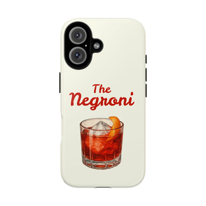 "The Negroni" Aesthetic Phone Case | Iconic Cocktail Cover for iPhone & Samsung