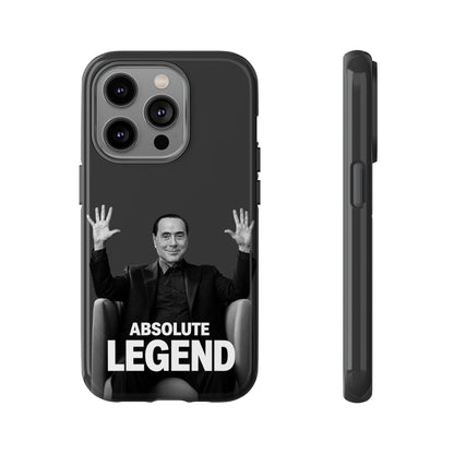 Cover "Absolute Legend" Silvio Berlusconi | iPhone e Samsung