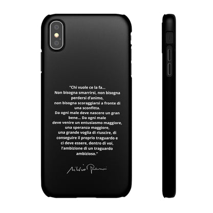Cover Snap iPhone Silvio Motivazione - ChicGallery
