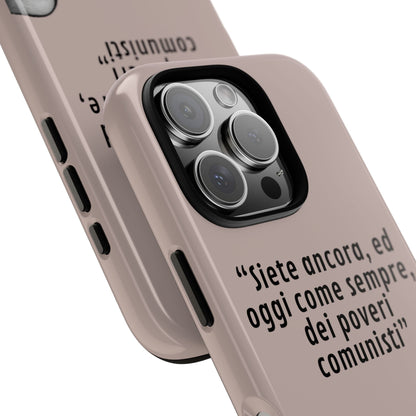 Cover "Poveri Comunisti" Berlusconi | iPhone e Samsung – Chic Gallery