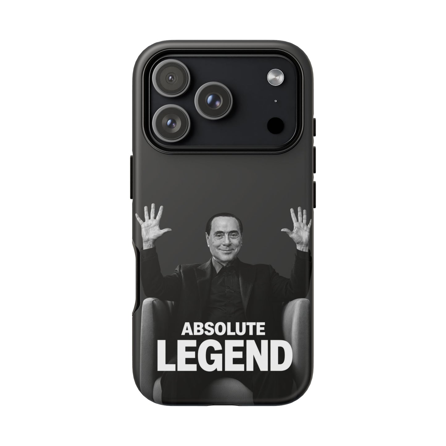 Cover "Absolute Legend" Silvio Berlusconi | iPhone e Samsung