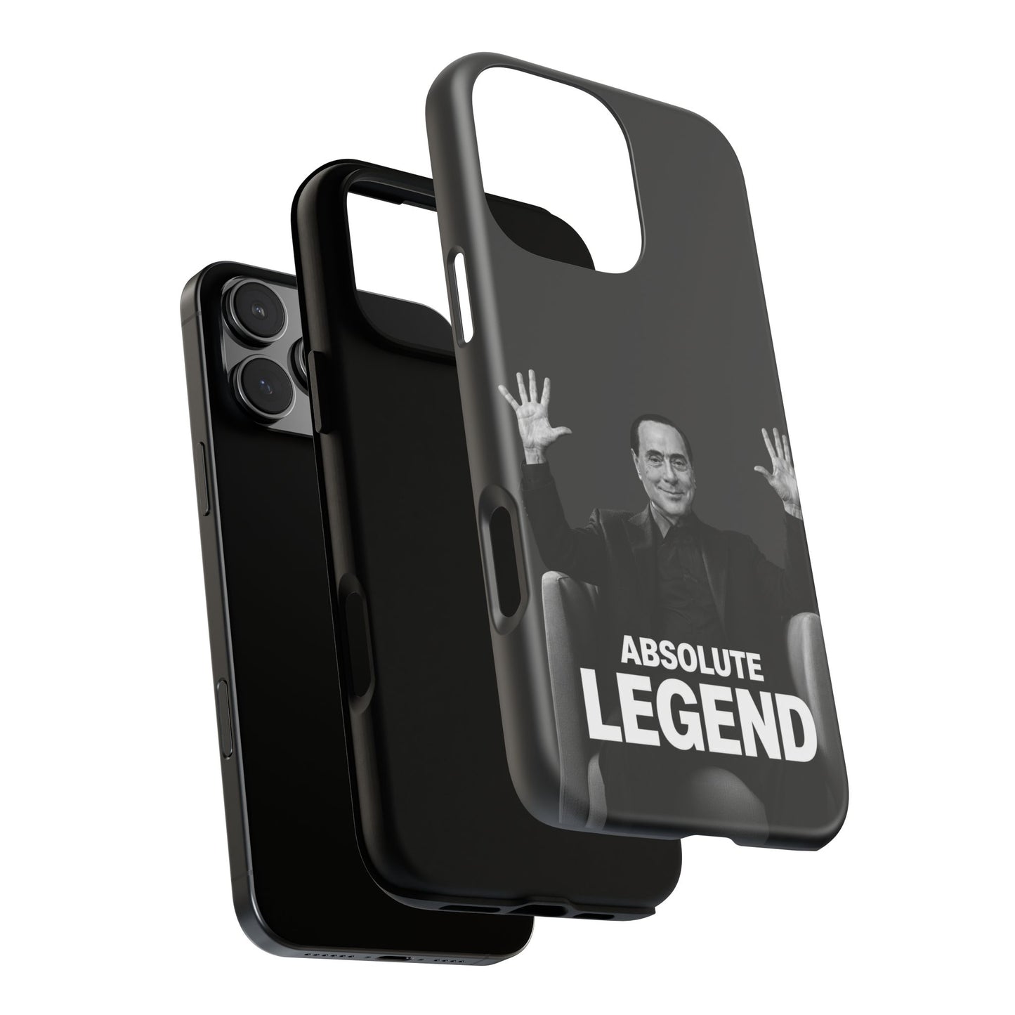 Cover "Absolute Legend" Silvio Berlusconi | iPhone e Samsung