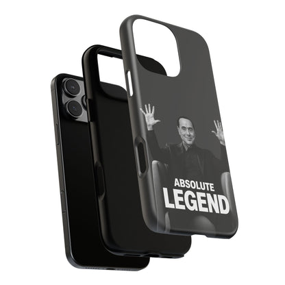 Cover "Absolute Legend" Silvio Berlusconi | iPhone e Samsung
