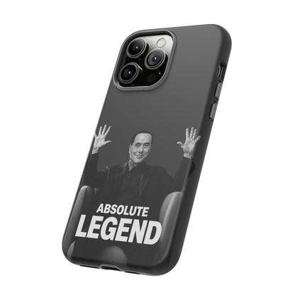 Cover "Absolute Legend" Silvio Berlusconi | iPhone e Samsung