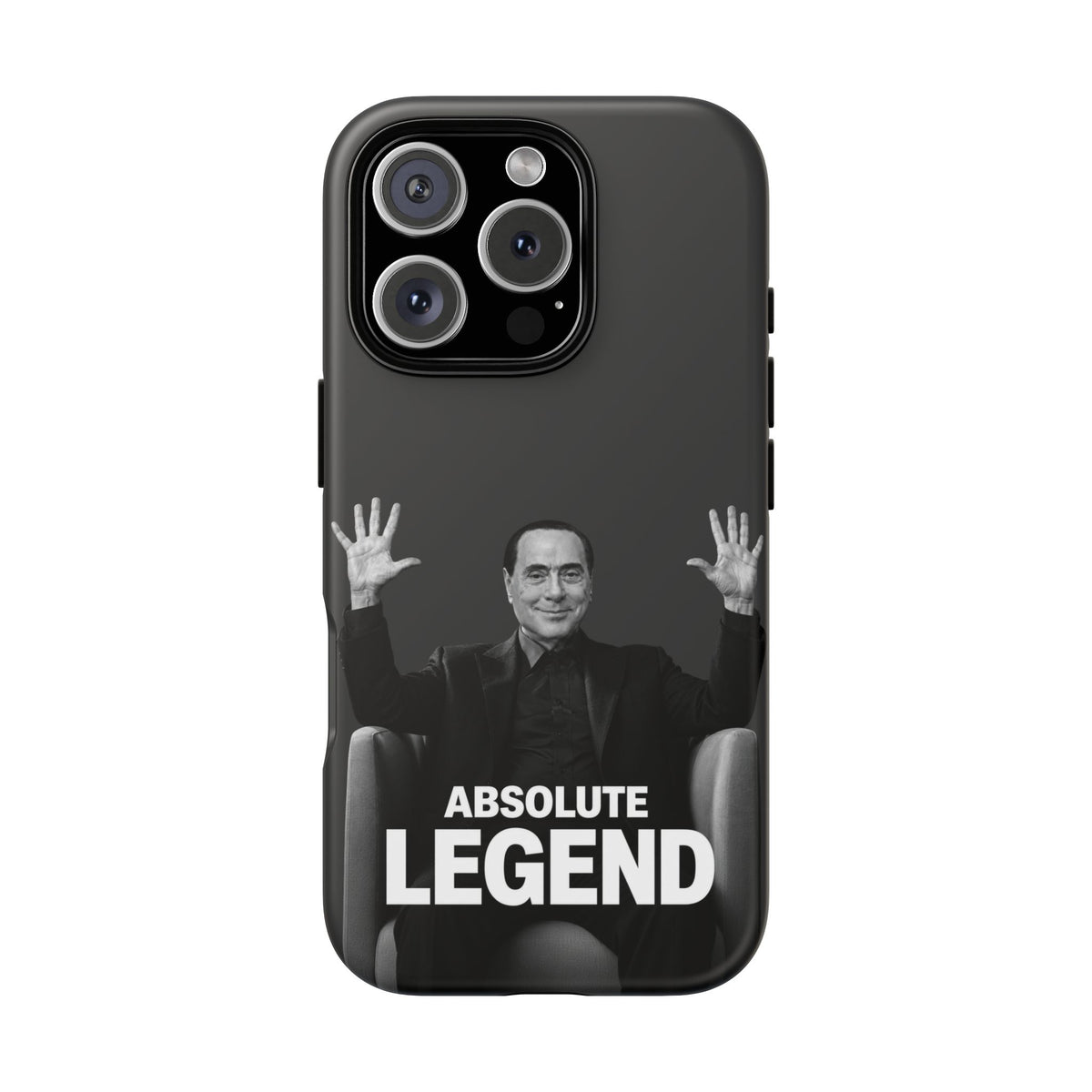 Cover "Absolute Legend" Silvio Berlusconi | iPhone e Samsung