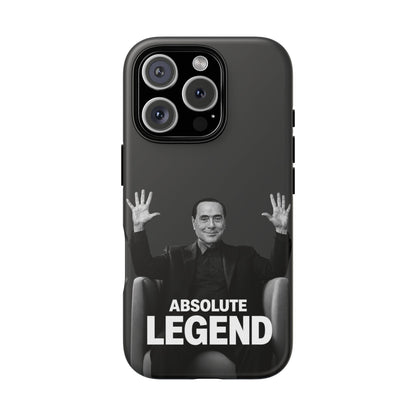 Cover "Absolute Legend" Silvio Berlusconi | iPhone e Samsung