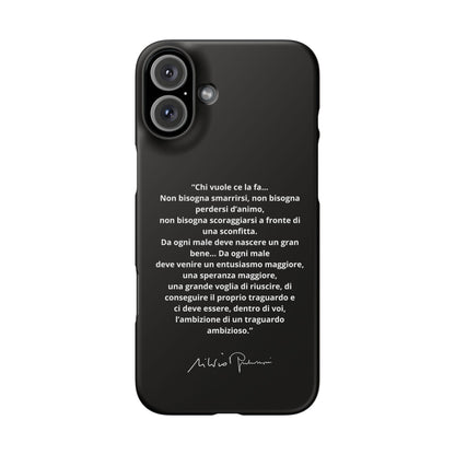 Cover Snap iPhone Silvio Motivazione - ChicGallery
