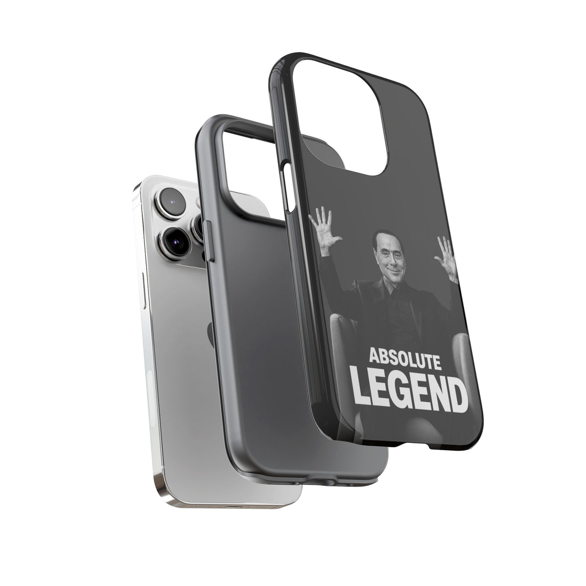 Cover "Absolute Legend" Silvio Berlusconi | iPhone e Samsung