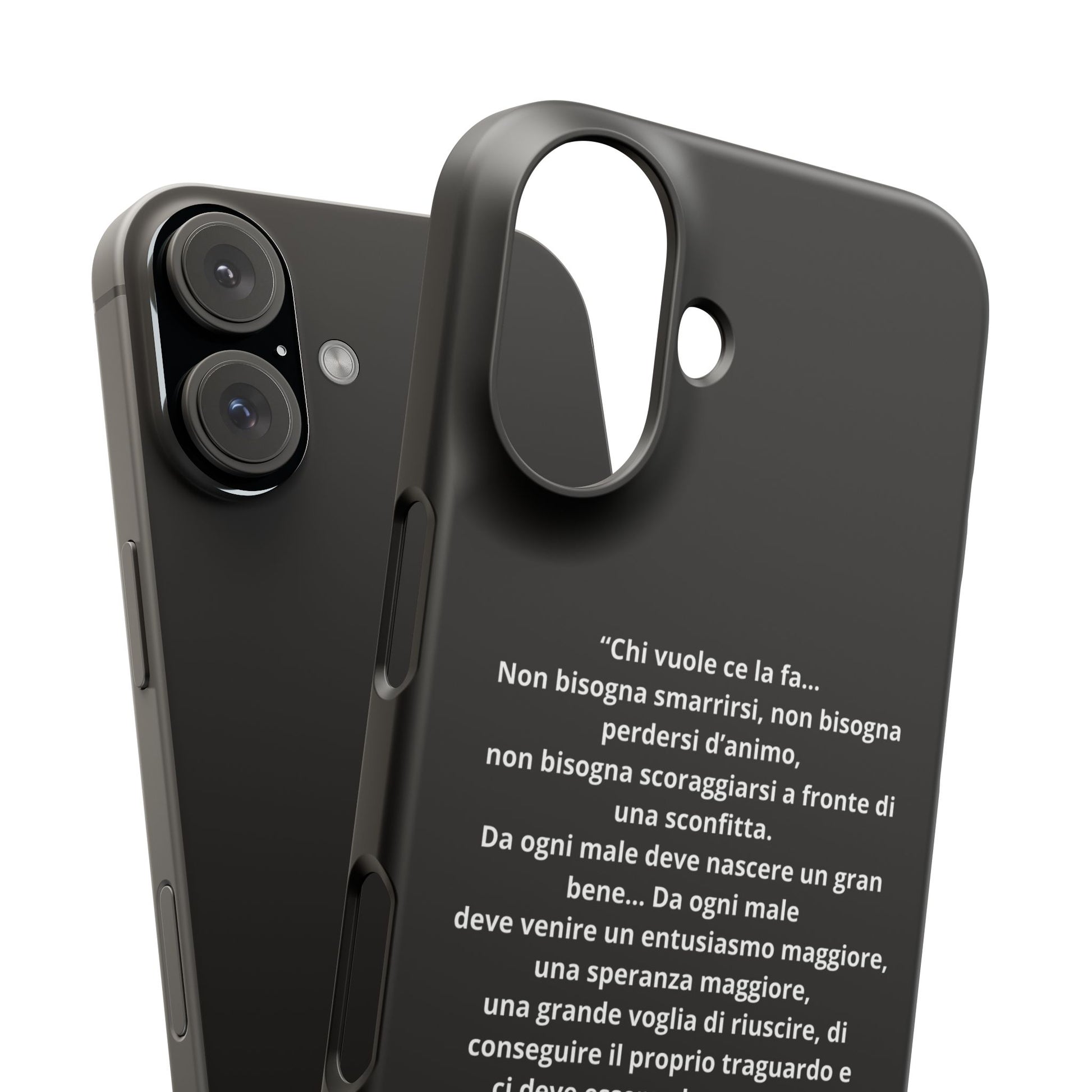 Cover Snap iPhone Silvio Motivazione - ChicGallery