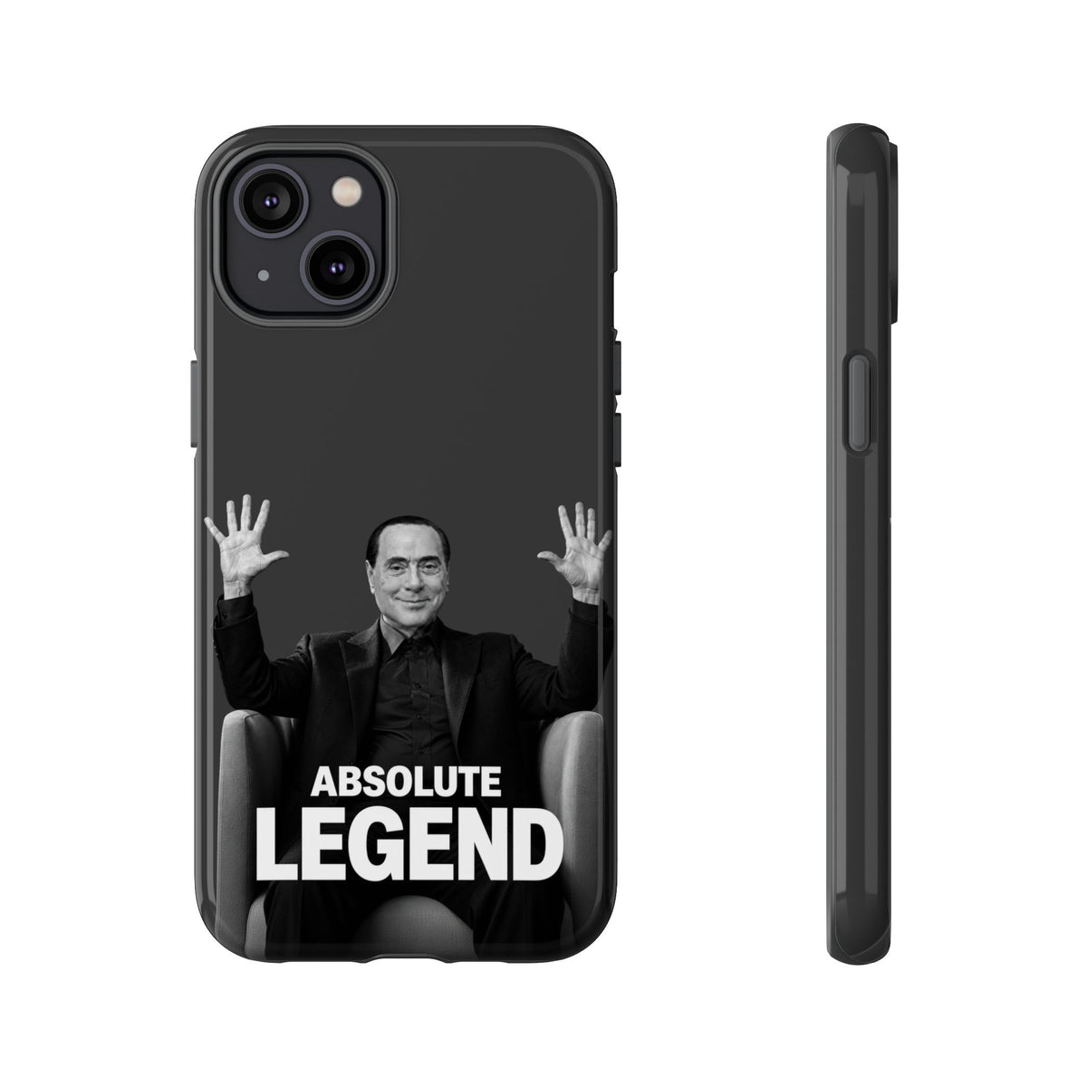 Cover "Absolute Legend" Silvio Berlusconi | iPhone e Samsung