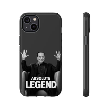 Cover "Absolute Legend" Silvio Berlusconi | iPhone e Samsung