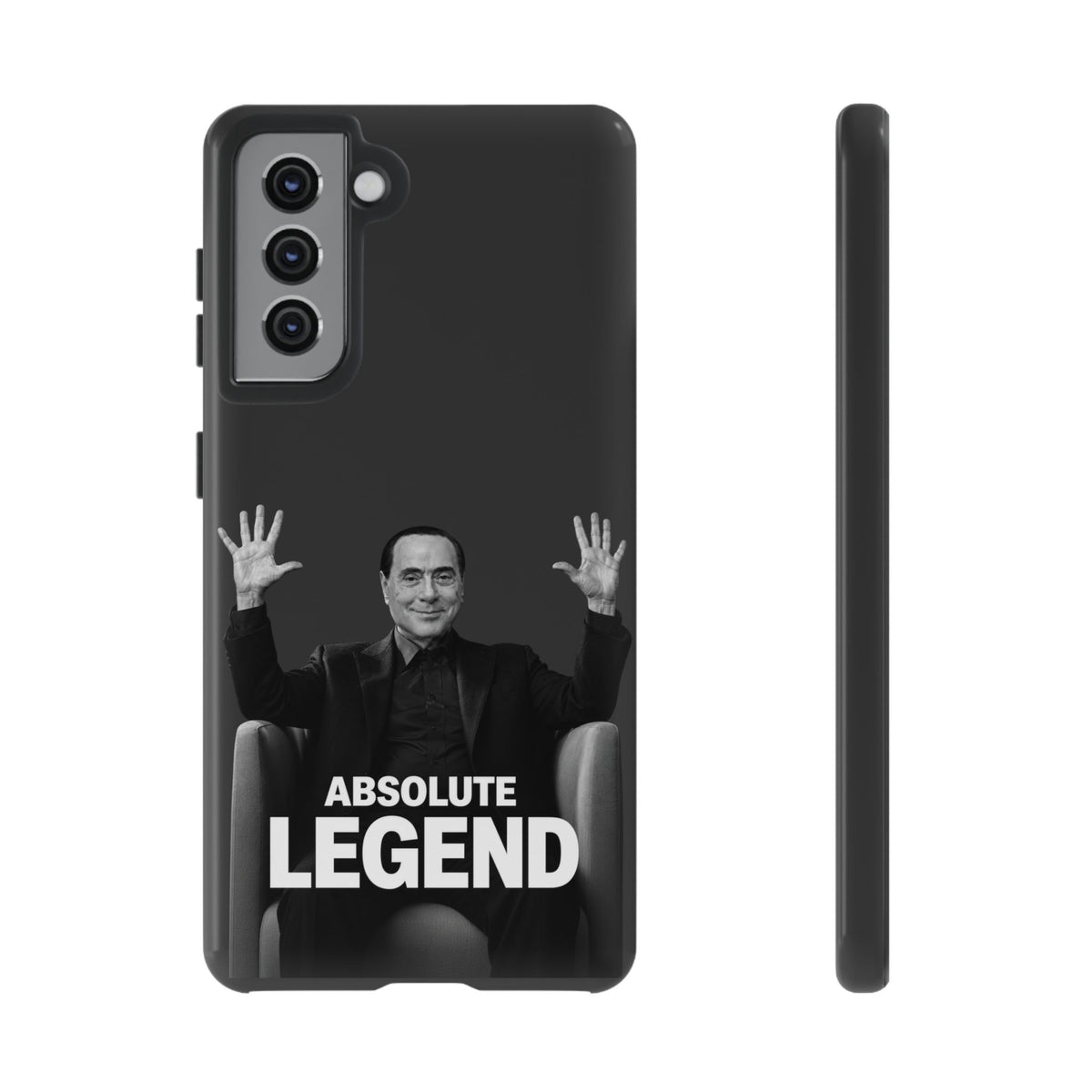 Cover "Absolute Legend" Silvio Berlusconi | iPhone e Samsung
