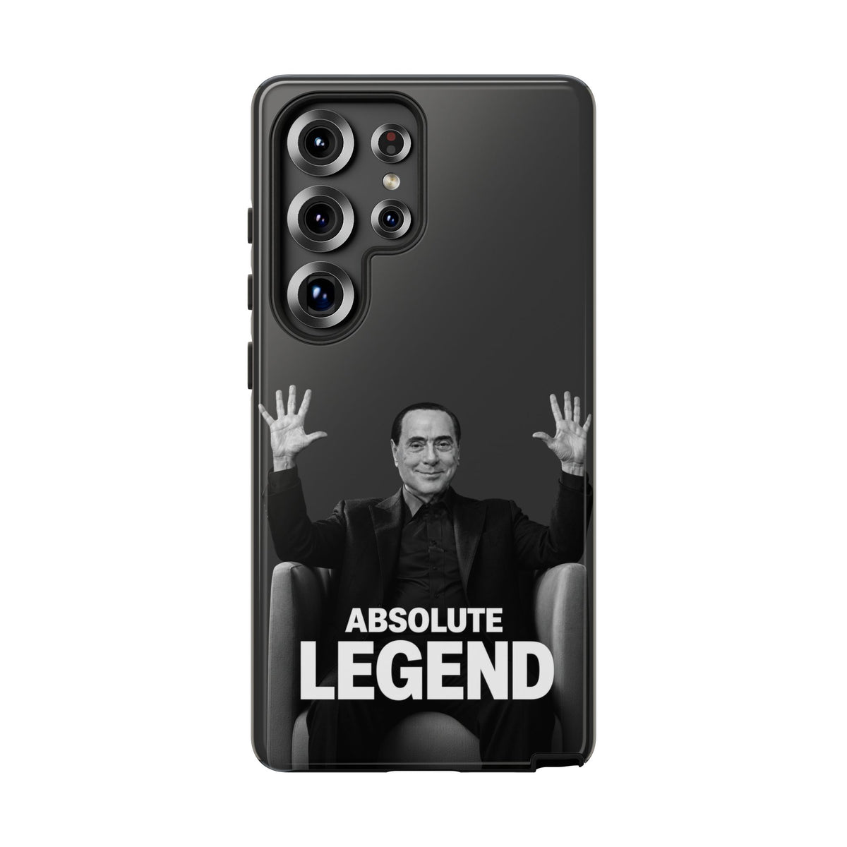 Cover "Absolute Legend" Silvio Berlusconi | iPhone e Samsung