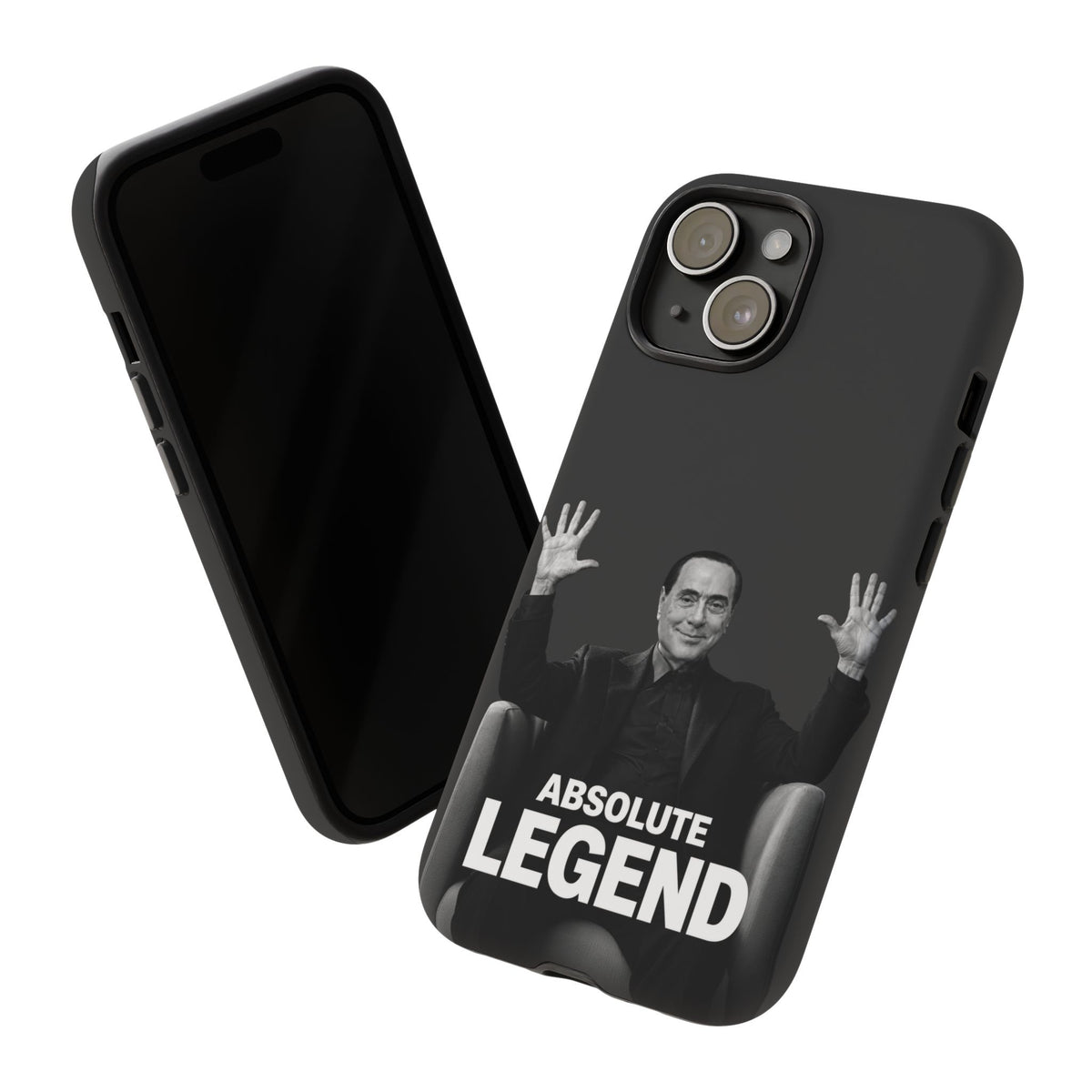 Cover "Absolute Legend" Silvio Berlusconi | iPhone e Samsung