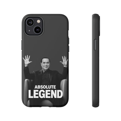 Cover "Absolute Legend" Silvio Berlusconi | iPhone e Samsung