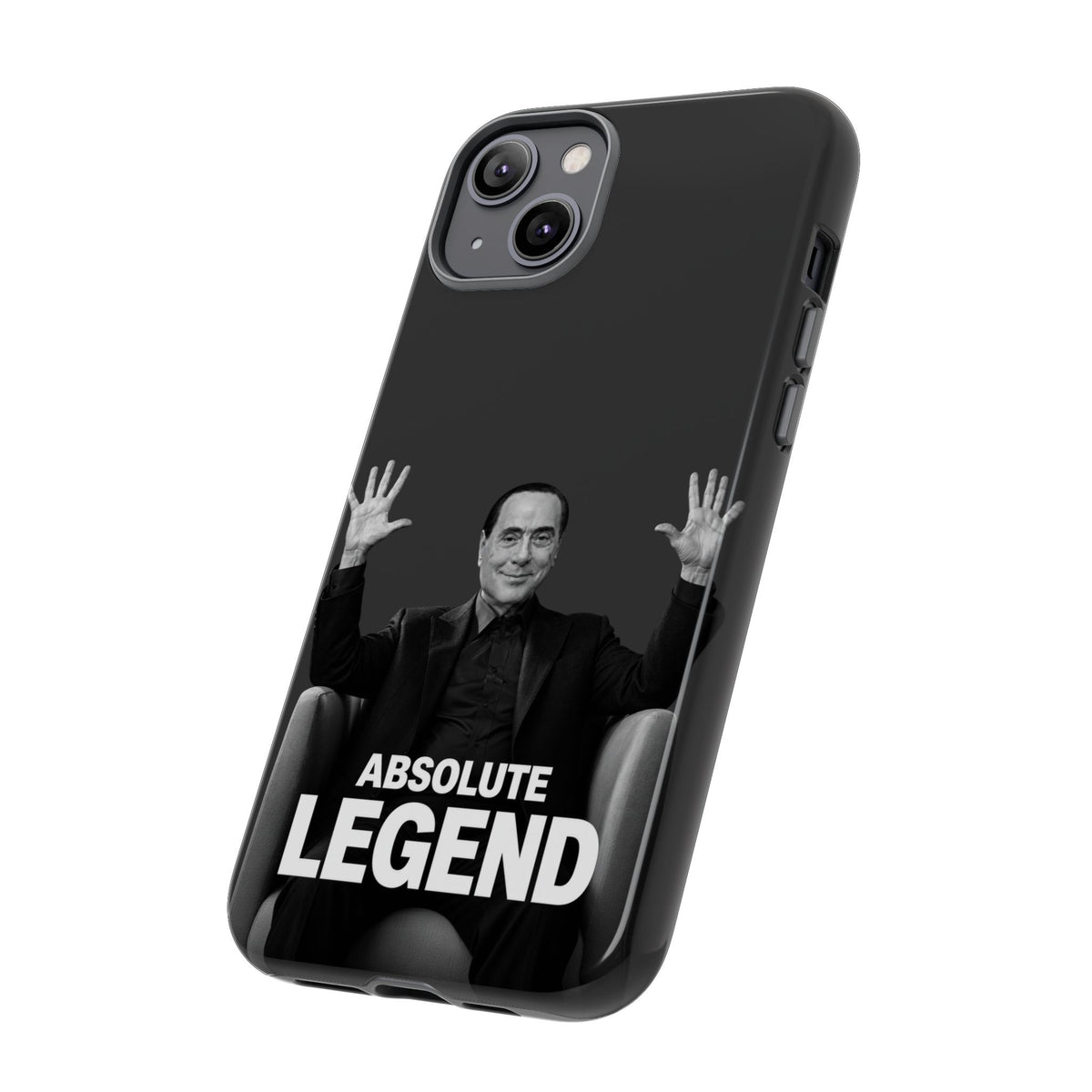 Cover "Absolute Legend" Silvio Berlusconi | iPhone e Samsung