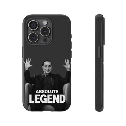 Cover "Absolute Legend" Silvio Berlusconi | iPhone e Samsung