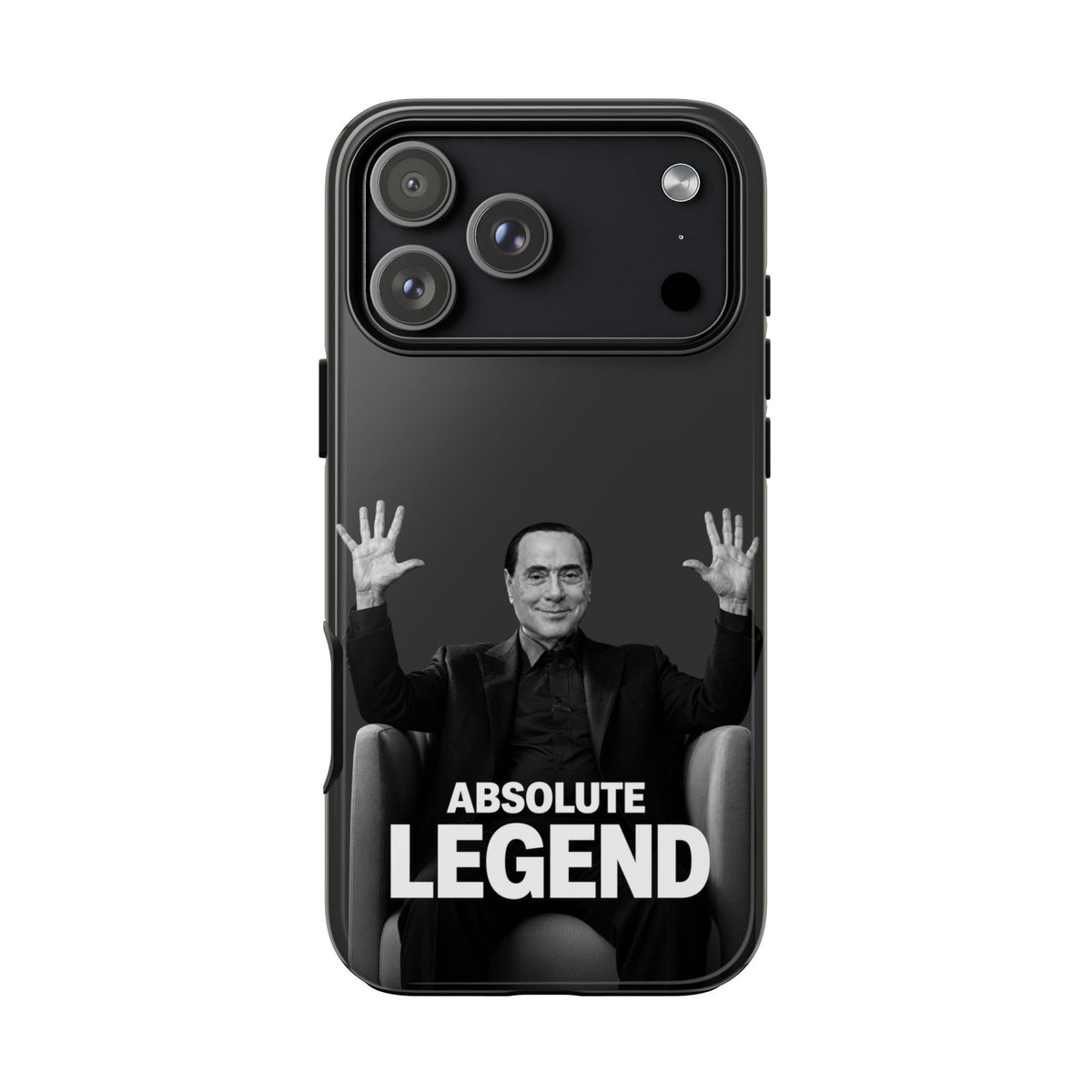Cover "Absolute Legend" Silvio Berlusconi | iPhone e Samsung