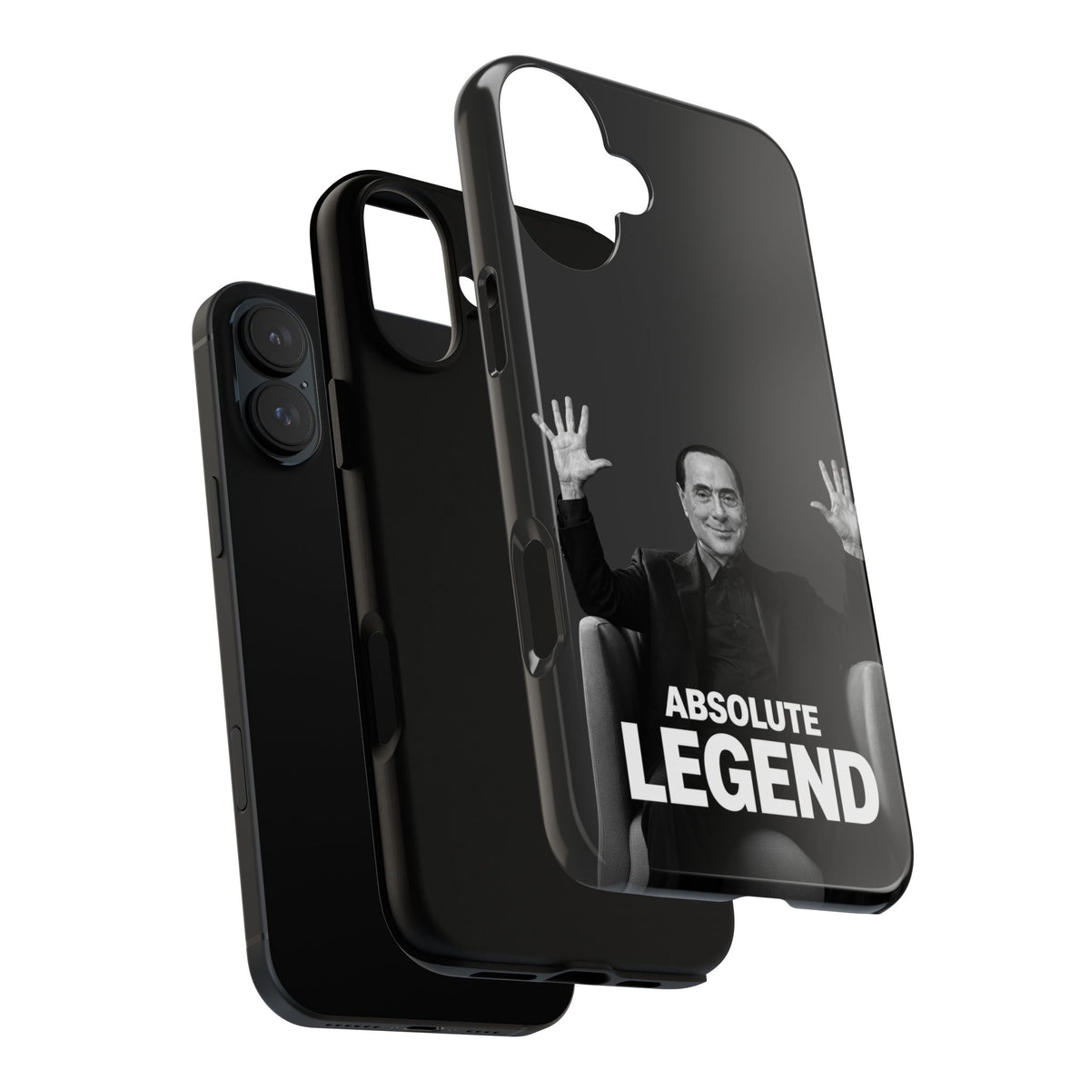 Cover "Absolute Legend" Silvio Berlusconi | iPhone e Samsung