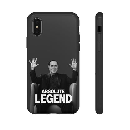 Cover "Absolute Legend" Silvio Berlusconi | iPhone e Samsung
