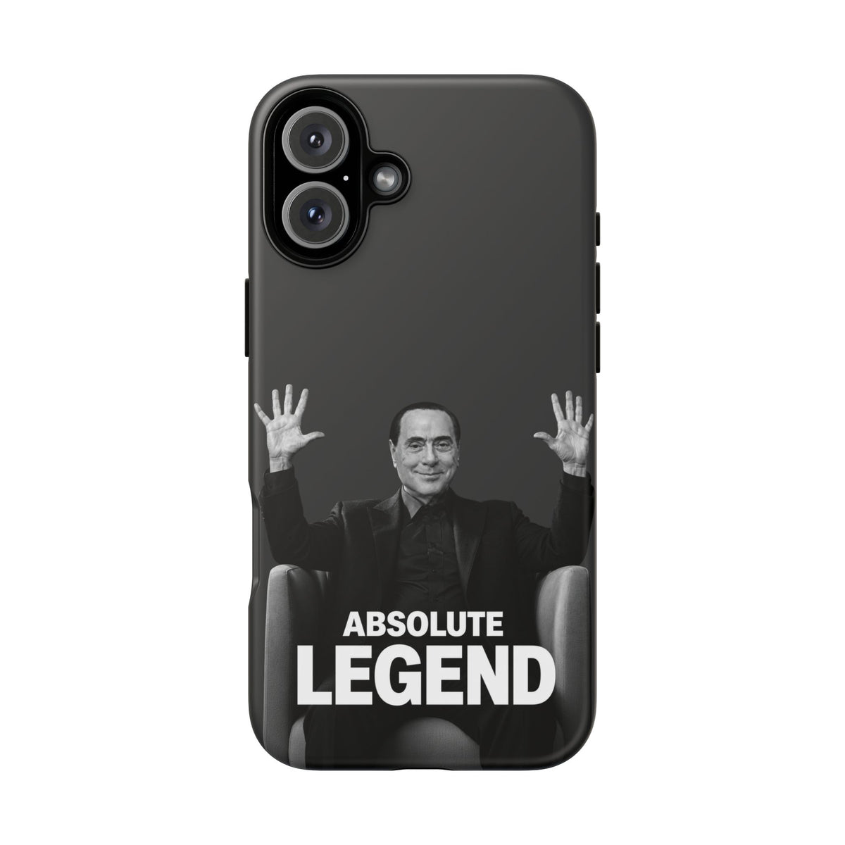 Cover "Absolute Legend" Silvio Berlusconi | iPhone e Samsung