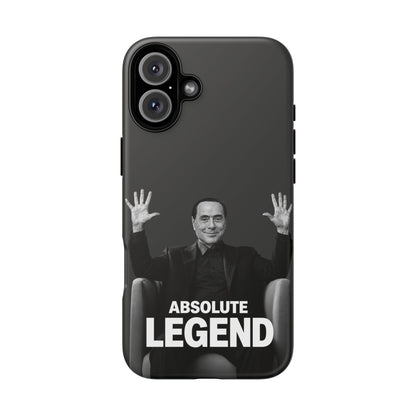 Cover "Absolute Legend" Silvio Berlusconi | iPhone e Samsung