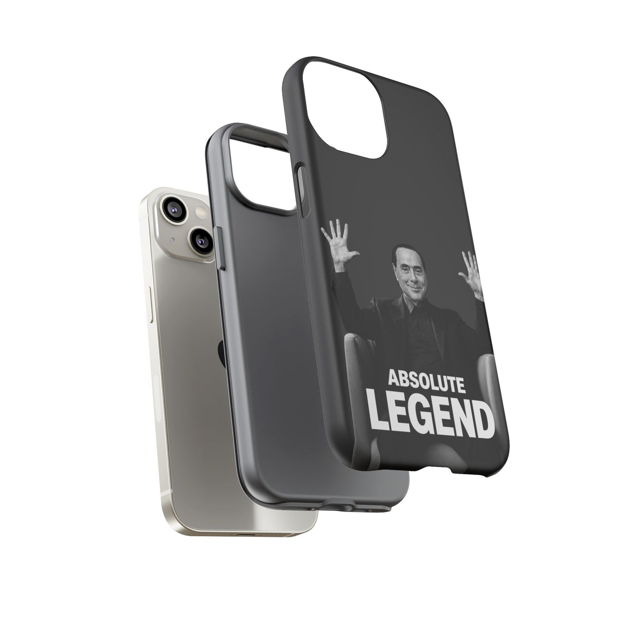 Cover "Absolute Legend" Silvio Berlusconi | iPhone e Samsung