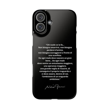 Cover Snap iPhone Silvio Motivazione - ChicGallery