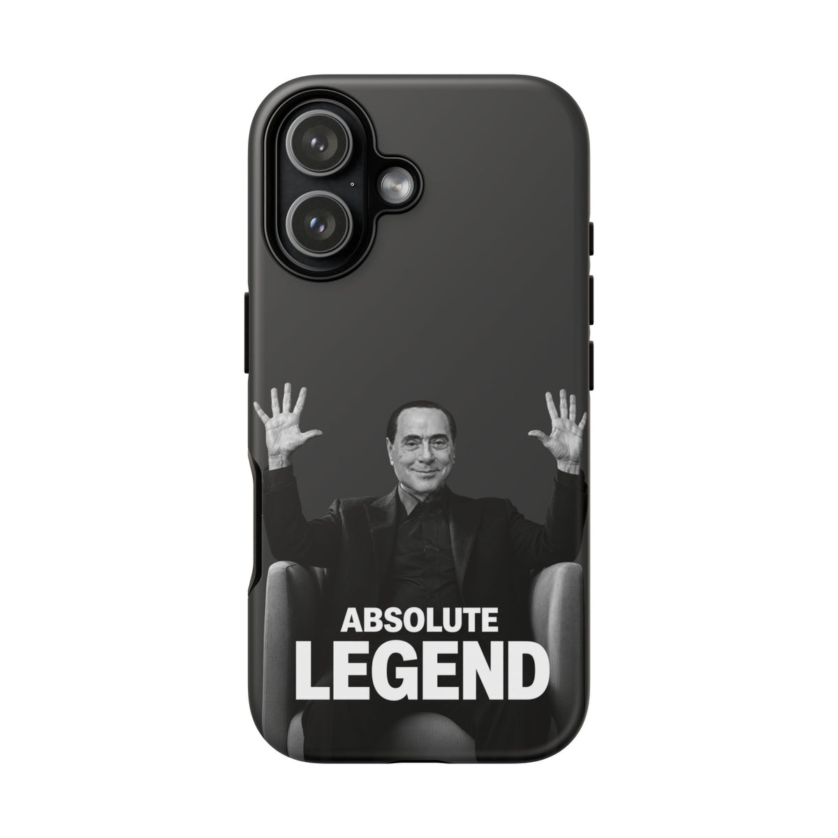 Cover "Absolute Legend" Silvio Berlusconi | iPhone e Samsung