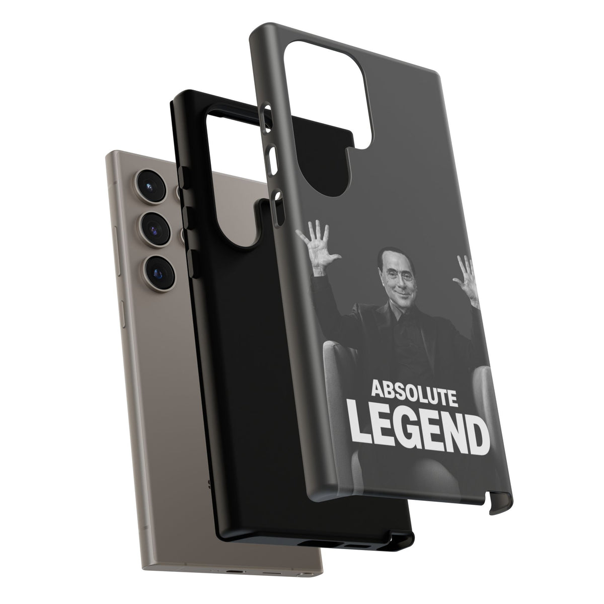 Cover "Absolute Legend" Silvio Berlusconi | iPhone e Samsung