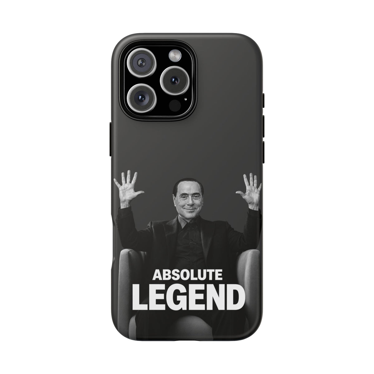 Cover "Absolute Legend" Silvio Berlusconi | iPhone e Samsung