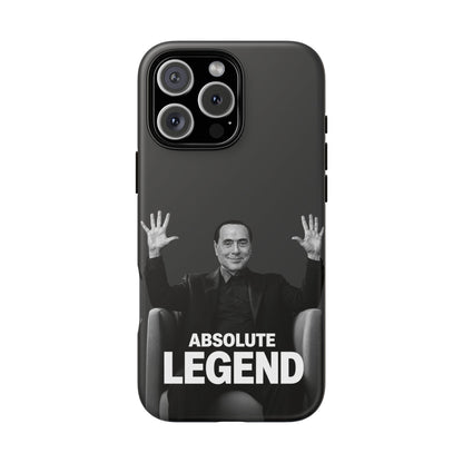 Cover "Absolute Legend" Silvio Berlusconi | iPhone e Samsung
