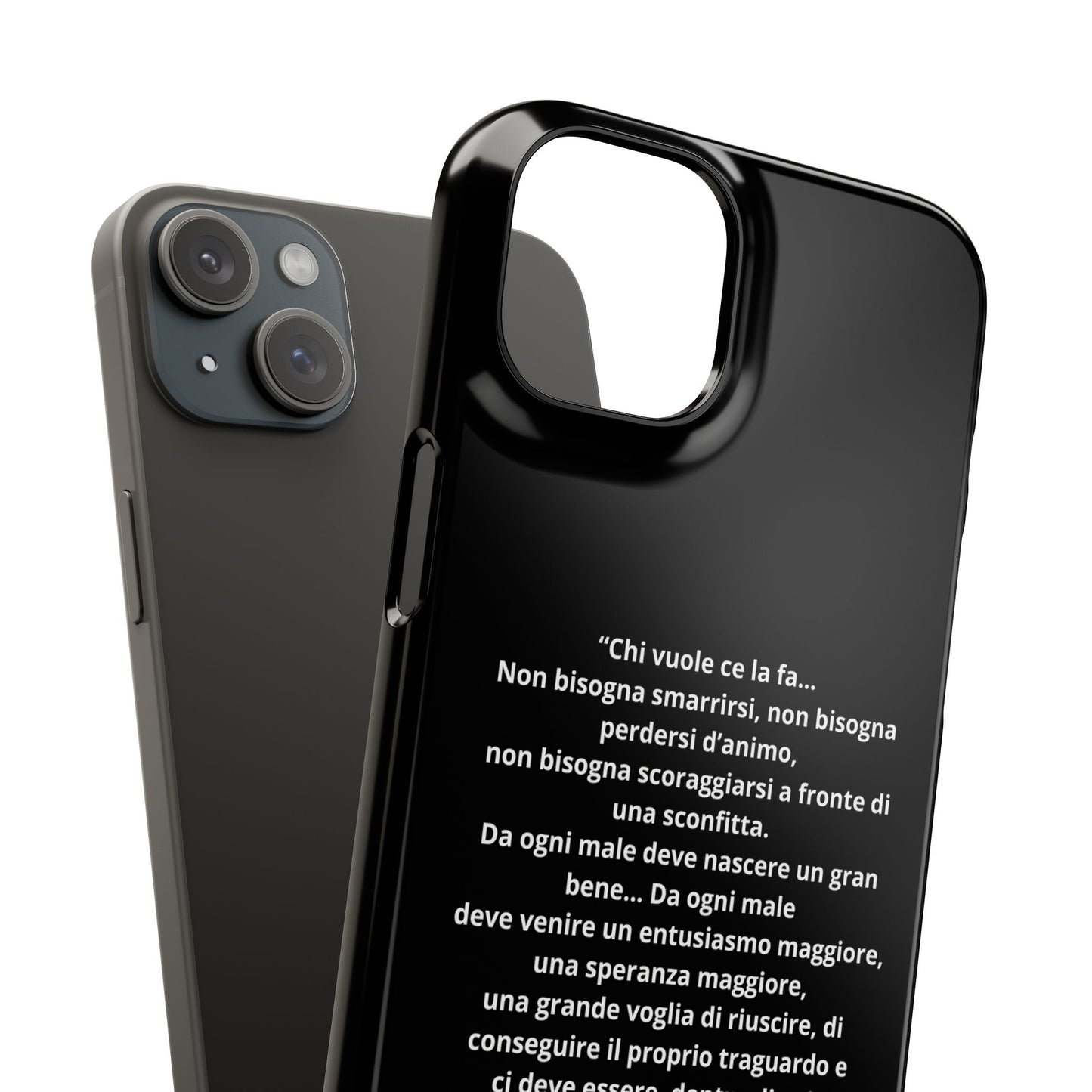Cover Snap iPhone Silvio Motivazione - ChicGallery