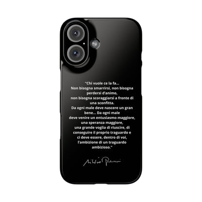 Cover Snap iPhone Silvio Motivazione - ChicGallery