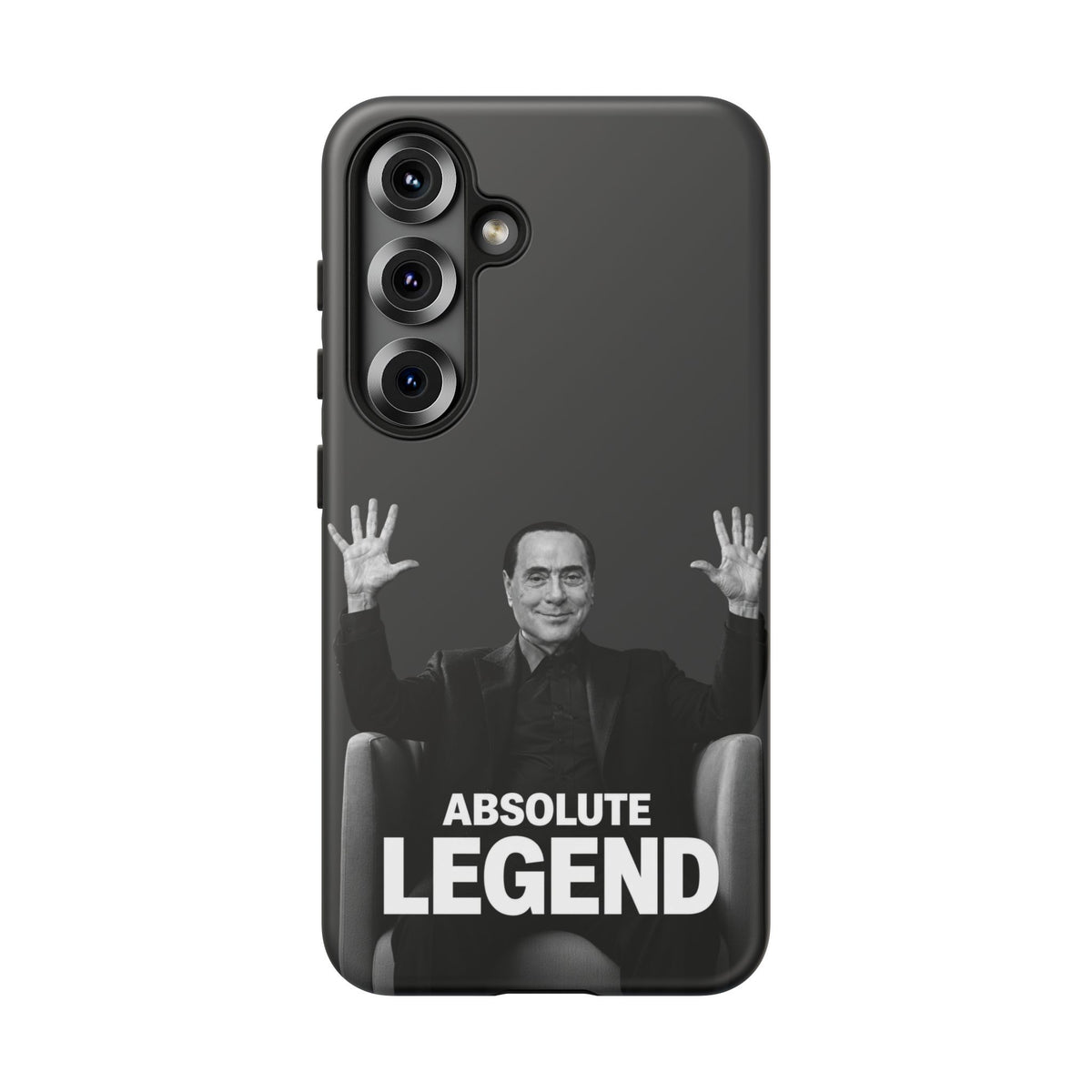 Cover "Absolute Legend" Silvio Berlusconi | iPhone e Samsung
