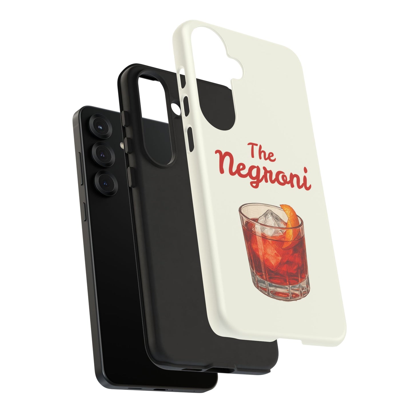 "The Negroni" Aesthetic Phone Case | Iconic Cocktail Cover for iPhone & Samsung