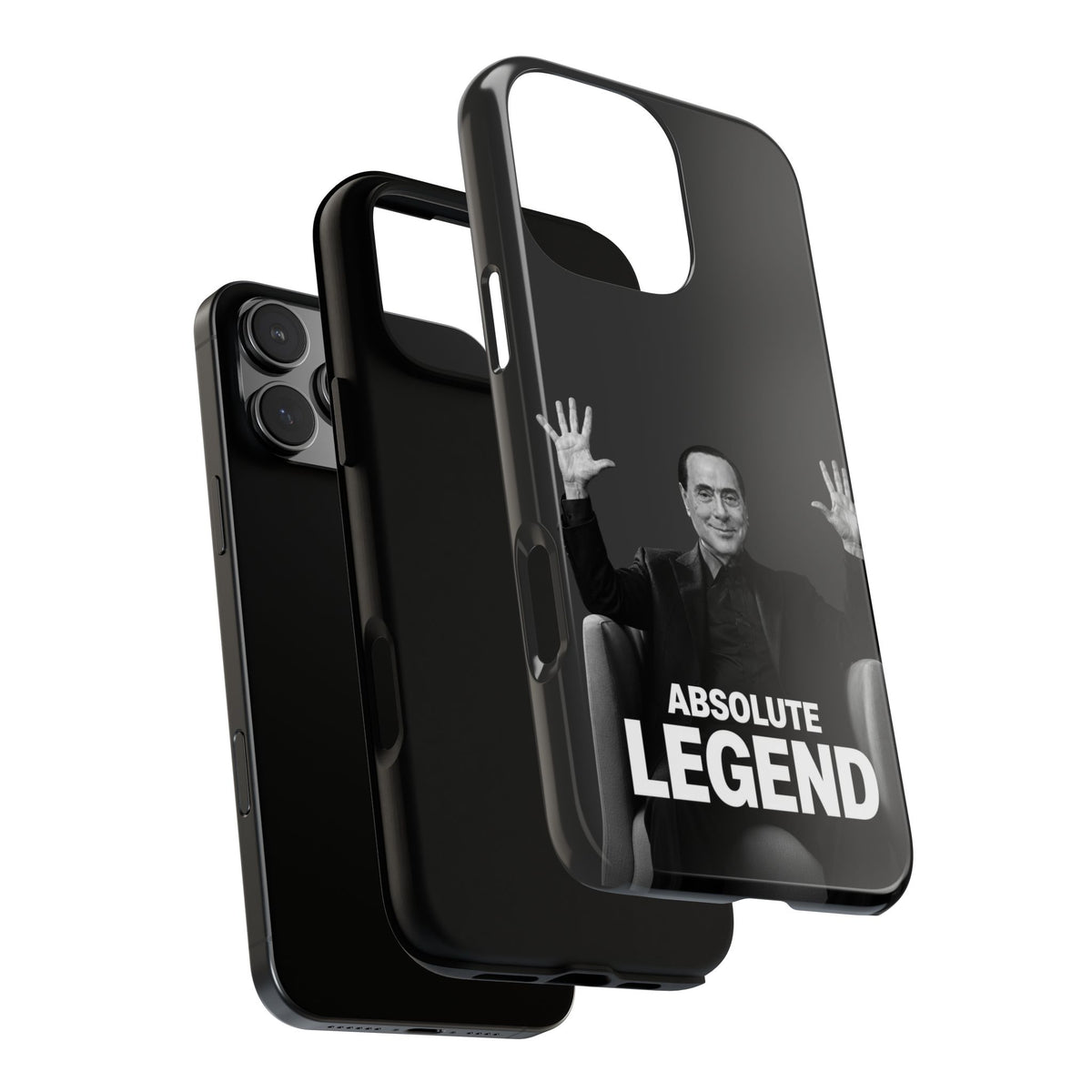 Cover "Absolute Legend" Silvio Berlusconi | iPhone e Samsung