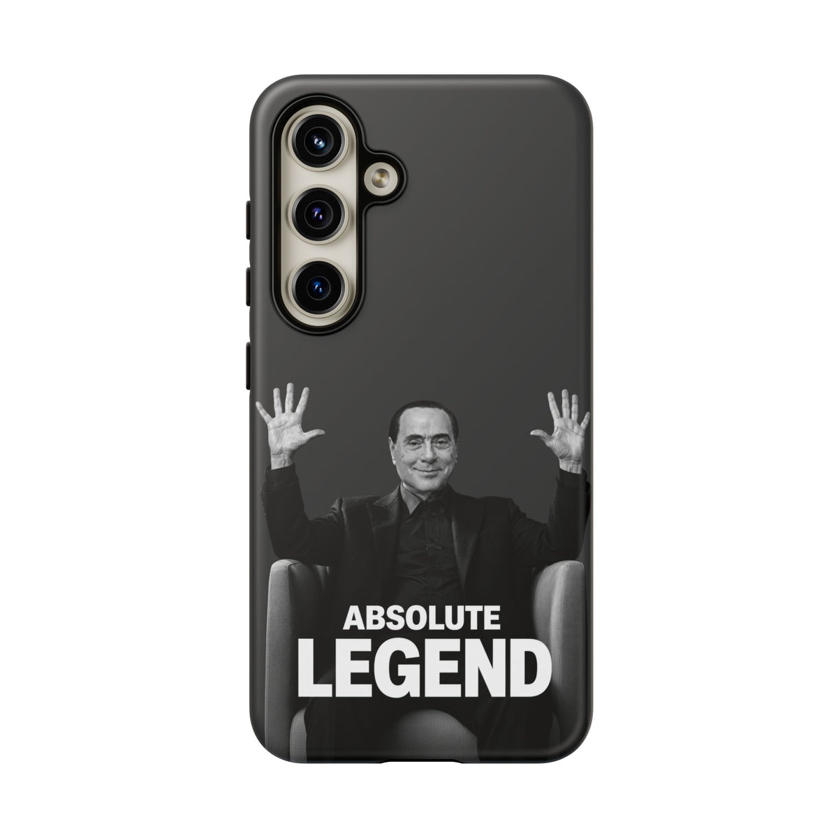 Cover "Absolute Legend" Silvio Berlusconi | iPhone e Samsung