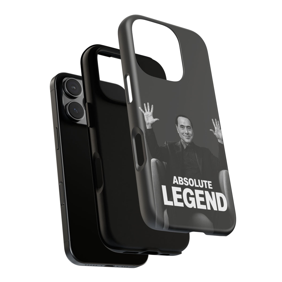 Cover "Absolute Legend" Silvio Berlusconi | iPhone e Samsung