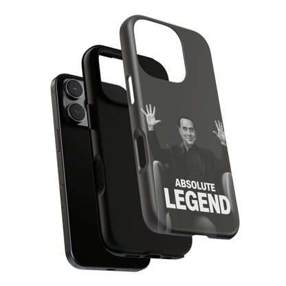 Cover "Absolute Legend" Silvio Berlusconi | iPhone e Samsung