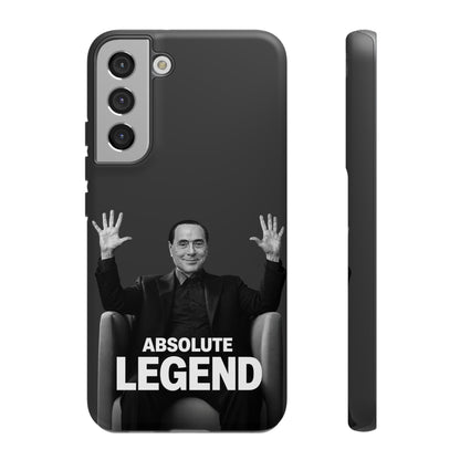 Cover "Absolute Legend" Silvio Berlusconi | iPhone e Samsung