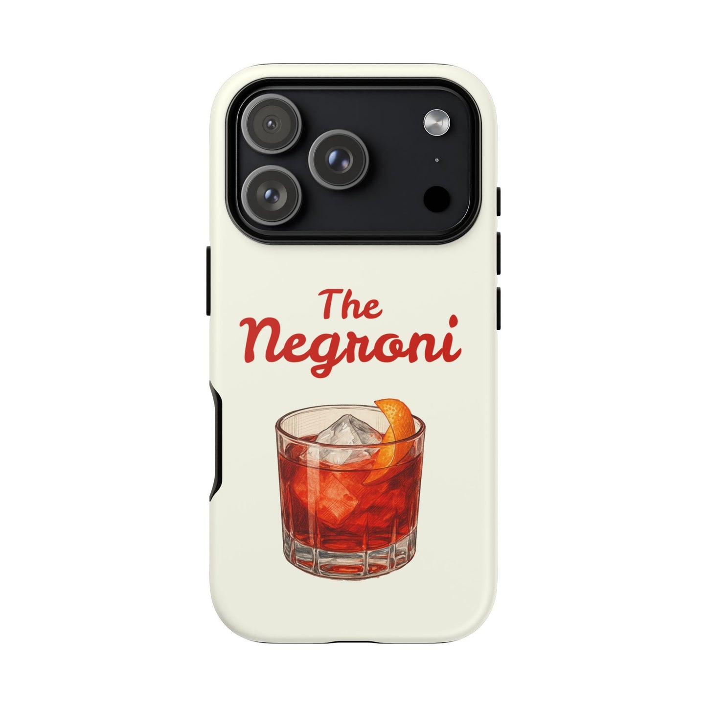 "The Negroni" Aesthetic Phone Case | Iconic Cocktail Cover for iPhone & Samsung