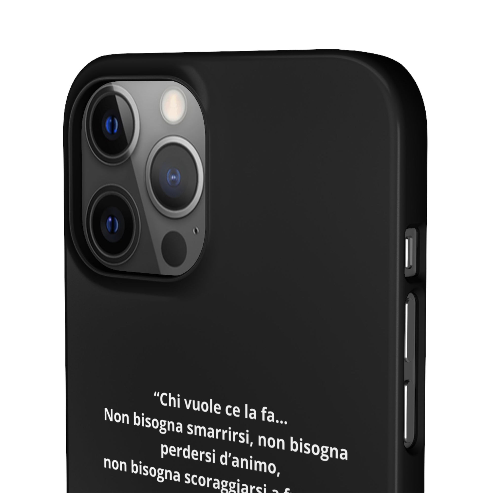 Cover Snap iPhone Silvio Motivazione - ChicGallery