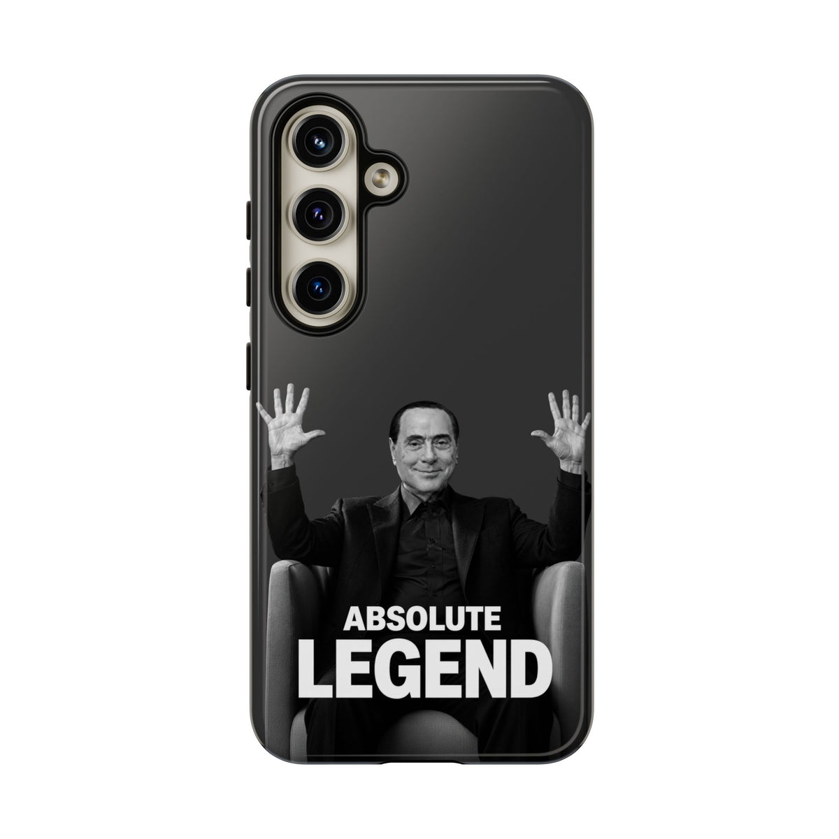 Cover "Absolute Legend" Silvio Berlusconi | iPhone e Samsung