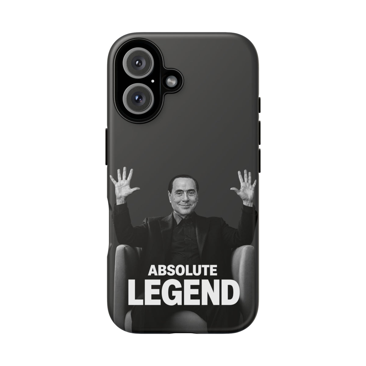 Cover "Absolute Legend" Silvio Berlusconi | iPhone e Samsung