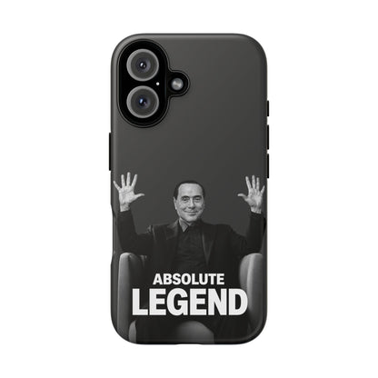 Cover "Absolute Legend" Silvio Berlusconi | iPhone e Samsung